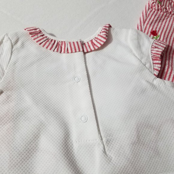 Gymboree Too Cute Tulip 0-3 Month NWT Hat & Shirt, USED pants set. - Picture 5 of 5